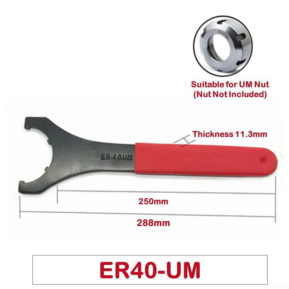 Er40 Nut Spanner Nut Wrench ER40 UM Collet Chuck Wrench Spanner for Lathe CNC Milling Chuck Holder Tools