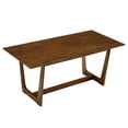 thumbnail image 6 of 71 inch Dining Table, Rectangle, Walnut Brown, Wood, Kitchen Cafe Bistro Hospitality Restaurant, Modern Contemporary, HB37217, 6 of 9