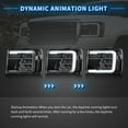 thumbnail image 3 of VLAND LED Headlights for 2007 2008 2009 2010 2011 2012 2013 GMC Sierra 1500 2500HD 3500HD, 3 of 10