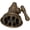 English Bronze, variant on Rohl WI0123APC Mantova 1.8 GPM Multi Function Rain Shower Head - Chrome