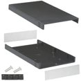 thumbnail image 1 of 1598FBK - PROJECT BOX 9.8X6.3X1.6IN PLASTI BLACK WITH ALUM PANELS, 1 of 1