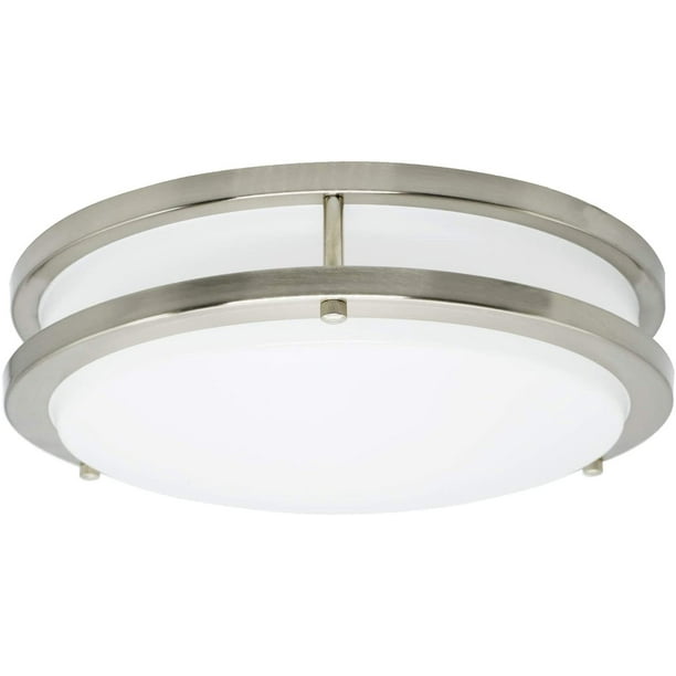 Facon 10Inch LED Flush Mount Ceiling Light Fixture, Dimmable Ceiling