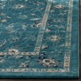 thumbnail image 3 of SAFAVIEH Evoke Horatio Traditional Floral Area Rug, Turquoise/Beige, 6'7" x 9'2", 3 of 7