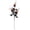 Black, variant on QIUXUJ - 50cm Black Maple Leaf Pumpkin Artificial Twig Stem, Halloween Decorations Outdoor, Spooky Vine Fake Floral Pick For Yard Vase Porch Landscape Decor (A)