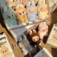 thumbnail image 2 of Labubu Serie de fiesta de 2 generaciones Paquete de modelo de personaje de animación llavero sorpresa regalo peluche, 2 of 5