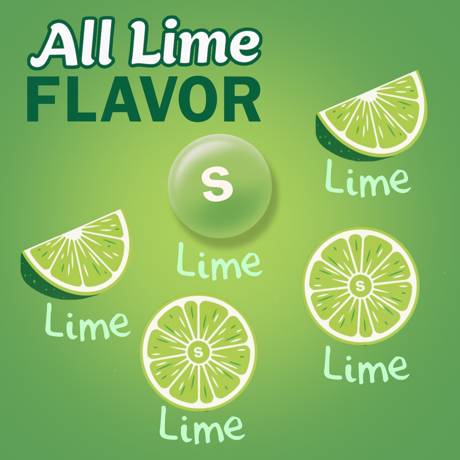 Skittles All Lime Limited Edition Chewy Candy Share Size - 4 oz