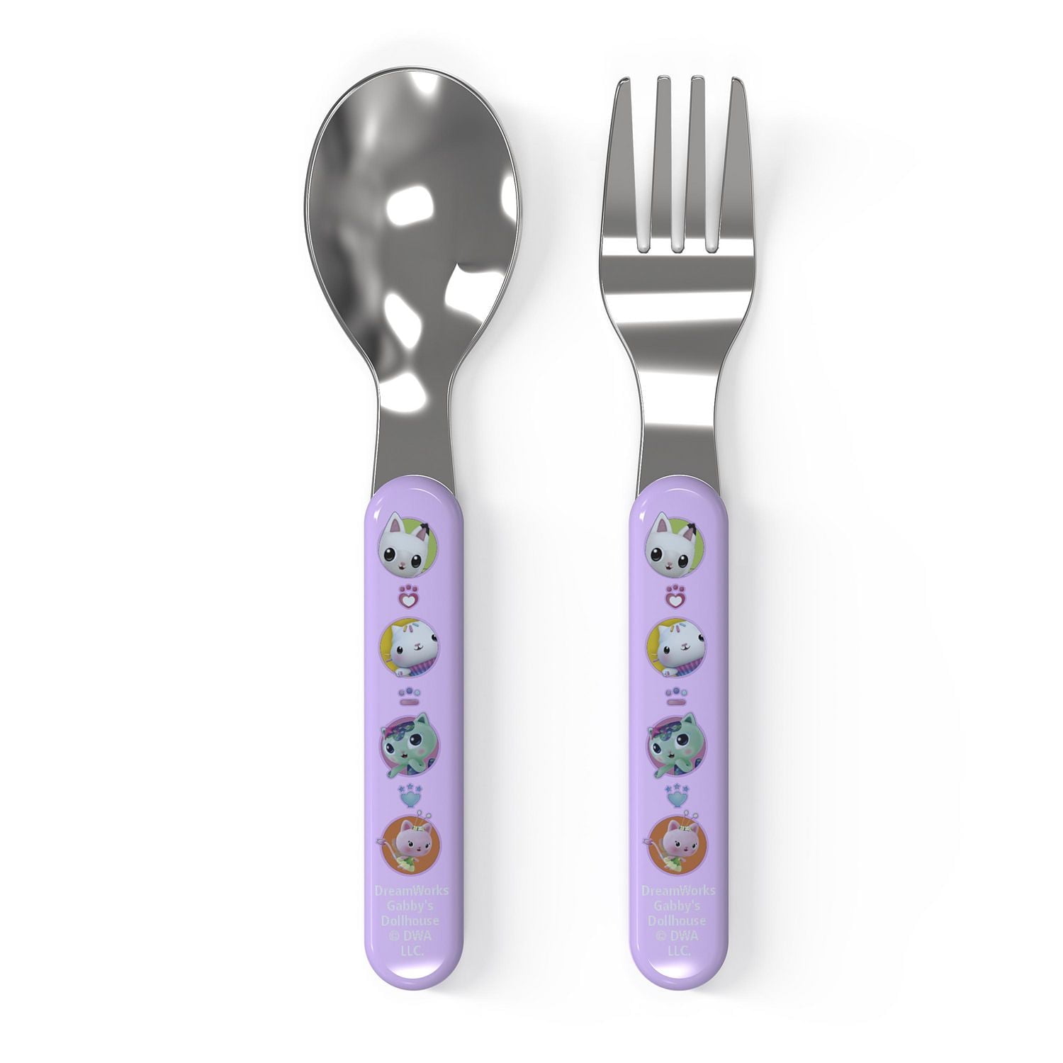 Zak Designs Gabby's Dollhouse 2pc Cutlery Set