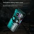 thumbnail image 6 of Bluetooth Headset – Wireless Bluetooth Earphones Semi Ear Colorful RGB Digital Metal Mecha Style Sliding Cover Cool Earphones, 6 of 9