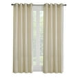 thumbnail image 4 of Loft Living Barbra Light Filtering Textured Grommet Single Curtain Panel 52" x 84" in Powder Pink, 4 of 5