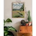 thumbnail image 4 of Drsoum Vintage Wall Art 11x14in Natural Framed Flower Garden Wall Prints Landscape Classic Retro Farmhouse Rustic Decorations for Living Room Bedroom, 4 of 6