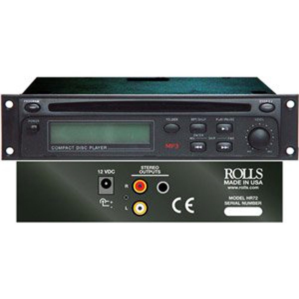 Pro CD/MP3 player. Plays standard CDs as well as discs with MP3 files