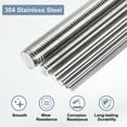 thumbnail image 3 of Uxcell Fully Threaded Rod M5 x 250 0.8mm Thread Pitch 304 Stainless Steel 2 Pack, 3 of 5
