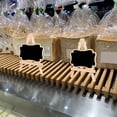 thumbnail image 2 of Wood Chalkboard, Wood Mini Chalkboard Signs Reusable Vintage Innovative Double Sided  For Home For Bar, 2 of 7