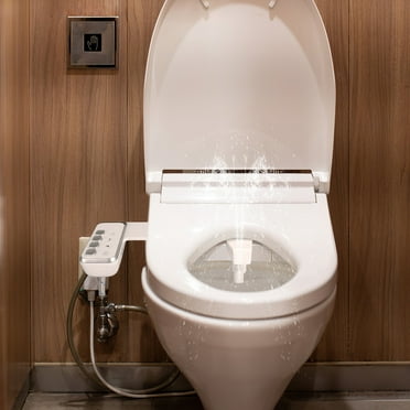 iMounTEK Non-Electric Bidet Attachment for Toilet Dual Nozzles Fresh Water Bidet Sprayer Toilet Seat Attachment