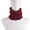 09_Red 2, variant on Lroveb Fleece Lined Neck Warmers for Women Lovers Winter Solid Line Patchwork Warm Knit Cowl Cotton Scarf Shawl Ring Infinity Scarf