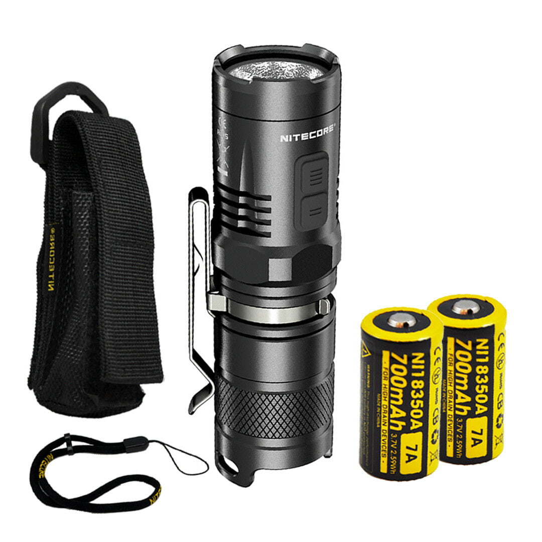 NITECORE MT10C 920lm Tactical Red & White Flashlight with Rechargeable Battery 