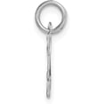 thumbnail image 2 of 14k White Gold Small Script Letter H Initial Charm, 2 of 6