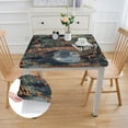 thumbnail image 2 of WYYP Oriental Bridge Square Table Cover 100% Polyester Fiber 40*40, 2 of 8