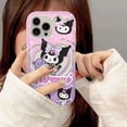 thumbnail image 4 of Kuromi-funda transparente de Hello Kitty para Samsung Galaxy, carcasa para teléfono Samsung Galaxy A04, A04S, A04E, A14, A24, A03S, A13, A23, A73, A12, A22, A42, A51, A71, 4 of 5