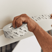 FrogTape Double-Sided Poly-Hanging Containment Tape: 1-1/2 in. x 75 ft. (Beige) 243049