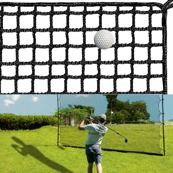 Red DELLNA para practicar golf, 3 x 3 m, con cuerdas elásticas y bridas