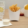 thumbnail image 3 of Bio Tek 2 oz White Paper Fry Cup / Snack Container - 4" x 2 3/4" x 3 1/2" - 100 count box, 3 of 10