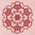 thumbnail image 1 of Ahgly Company Indoor Square Patterned Valentine Red Area Rugs, 8' Square, 1 of 6