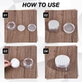 thumbnail image 3 of 800 Pcs 5 Sizes Foam Lid Liner Bottle Seals Pressure Sensitive Seal Round Jar Sealer for Glass Plastic Jar Glass Bottles Containers, 3 of 5