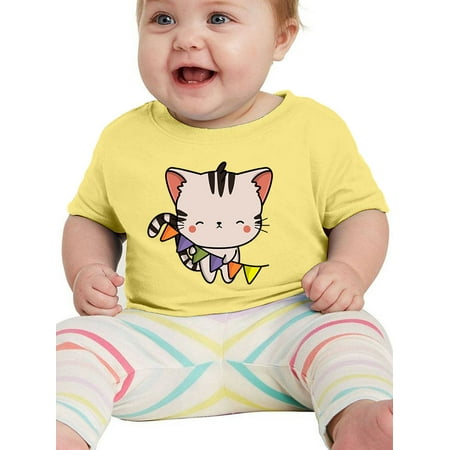 

Cute Kittyboo W Flags. T-Shirt Infant -Image by Shutterstock 12 Months
