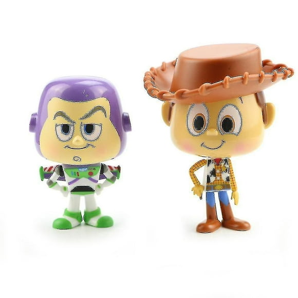 2pcs/lot Toy Story Woody Buzz Lightyear Figure Toy Model Children Gift