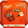 thumbnail image 2 of Milwaukee 49-22-4026 Ice Hardened Bi-Metal Hole Saw Set 14-Piece, 2 of 3