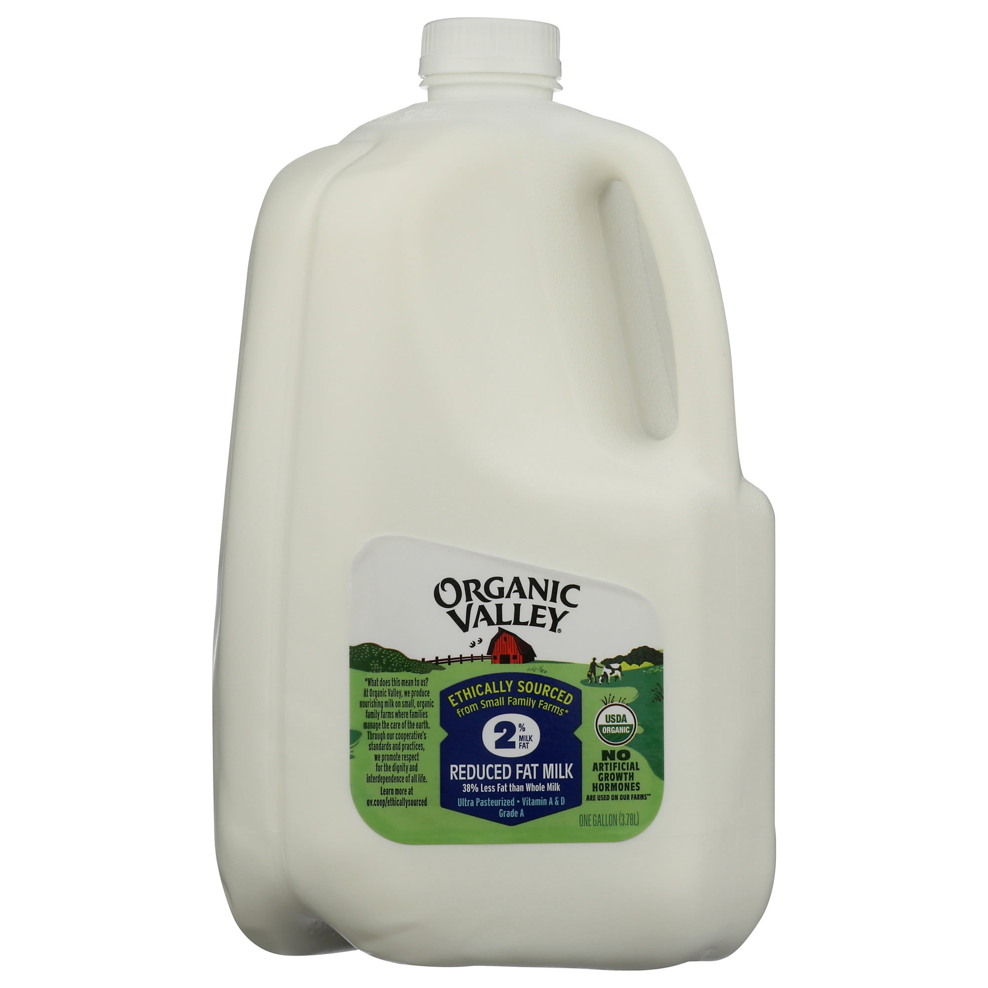 Organic Valley Organic 2% Reduced Fat Milk, Gallon, 128 fl oz