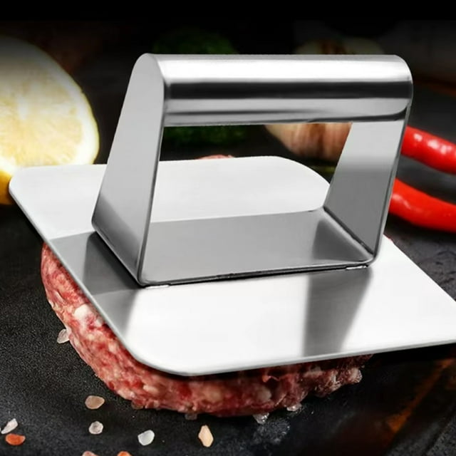 onlyliua Liquidación Ofertas Del Día Ofertas Prime Prensa Manual de Acero Inoxidable para Carne, Herramienta para Panques, Prensa para Carne Doméstica, Plantilla para Eliminar Filetes, Prensa para Pa