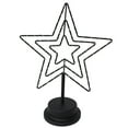 thumbnail image 1 of Lron Decorative Lamp, Battery Operated Iron Table Lamp, Warm LED Lamp Wire-Wound Iron Decorative Lamp Holiday Bedroom Romantic Bedside Tabletop Decoration, 1 of 6