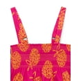 thumbnail image 2 of Wonder Nation Girls Cotton Smocked Tank, Sizes 4-18 & Plus, 2 of 3