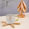 thumbnail image 2 of Wooden Trivets for Hot Dishes Tree Shape Trivet Set Coaster for Teapot Hot Pots, 2 of 4