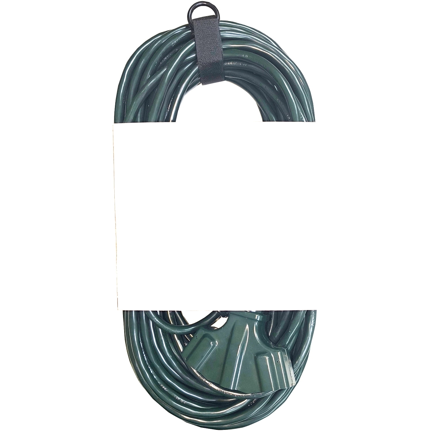 (2 pack) Hyper Tough 16/3 50 ft Tri-Tap Indoor/Outdoor Light Duty Extension Cord, Green
