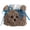 Brown, variant on Plush Dog Tissue Box Cover Cartoon Tissue Holder Tissue Dispenser Organizer Box Cute Plush Paper Holder Napkin Box for Car Home Office