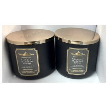 3-Wick Candle in Mahogany Teakwood High Intensity (Pack of 2)