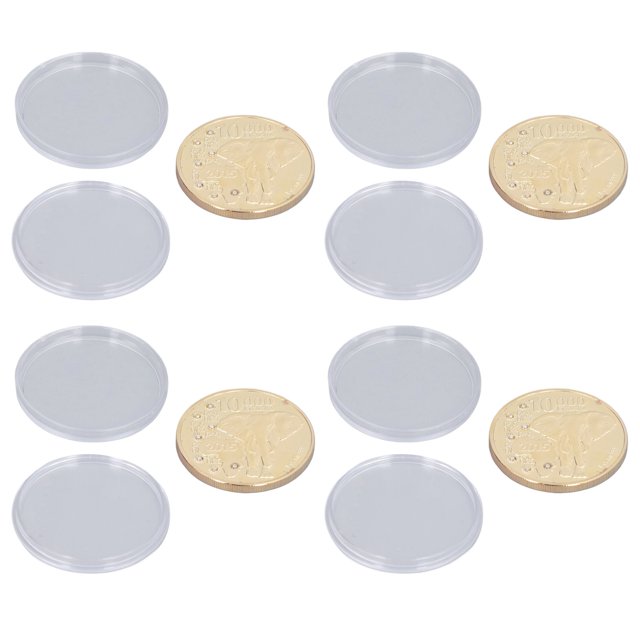 Juego de 4 monedas conmemorativas de 4 cm/1,6 pulgadas de diámetro, material de aleación de zinc, estilo elegante, regalo coleccionable individual compacto
