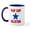 White/Navy Inside, variant on CafePress - Flip Cup Allstar Mug - 11 oz Ceramic Mug - Novelty Coffee Tea Cup