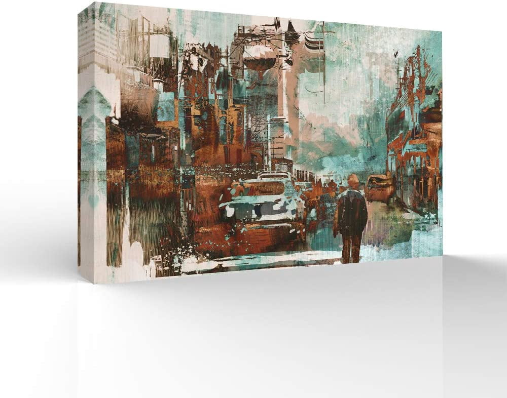 wall26 Canvas Wall Art The Future City Pictures Home Wall Decorations