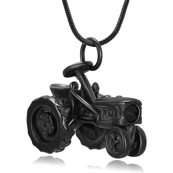 Tractors Cremation Jewelry for Ashes Lokcet Pendant Memorial Urn Necklaces for Ashes for Women Men Human