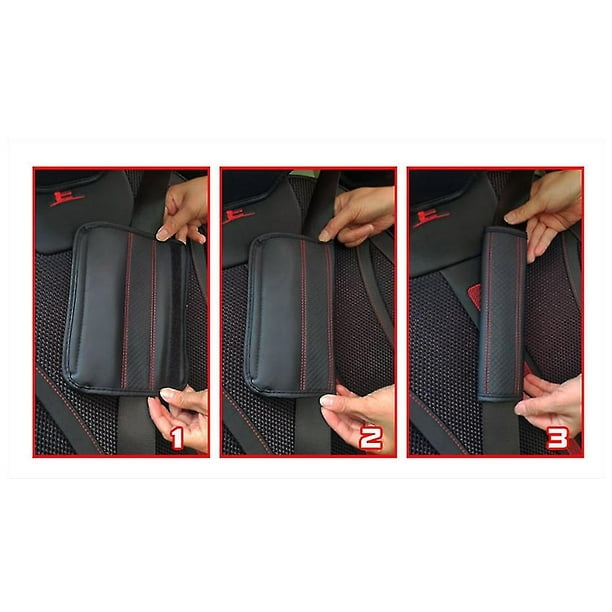 Housse de ceinture de sécurité de voiture en cuir PU ceinture de