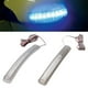 thumbnail image 4 of Luz LED de señal de giro universal para espejo lateral de coche, 12 V, 9 LED, accesorios de pegamento suave Azul, 4 of 7