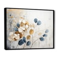 thumbnail image 2 of Designart "Flourishing Wonders Of Beige And Gold Flora I" Plants Floater Framed Wall Art Prints, 2 of 5