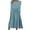 Sky Blue, variant on Aoochasliy Fall Dresses for Women Autumn and Winter Casual Round Neck Long Sleeve Folding Solid with Pocket Dresses