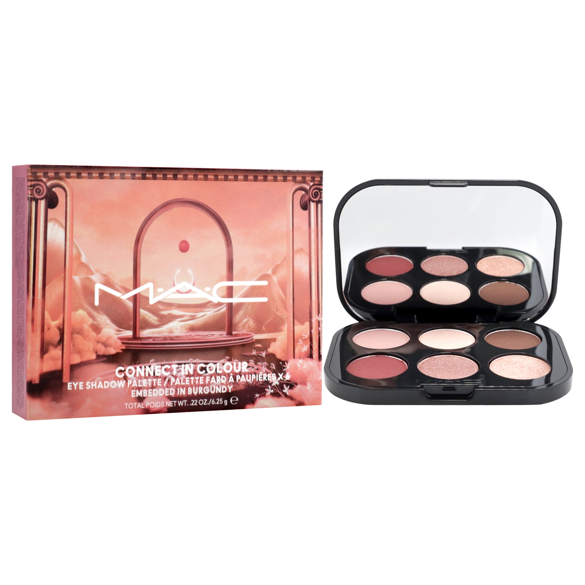 MAC Connect In Colour Eye Shadow Palette - Embedded in Burgundy , 0.22 oz Eye Shadow