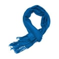 thumbnail image 2 of Gravity Threads Foulard Châle Doux 100 % Pashmina, Bleu, 2 of 2