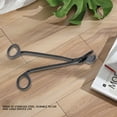 thumbnail image 2 of TOPINCN Fashion Semicircular Plating Stainless Steel Candle Heart Clip Wick Trimmer Scissors Tool, Candle Scissors, Candle Trimmer, 2 of 8